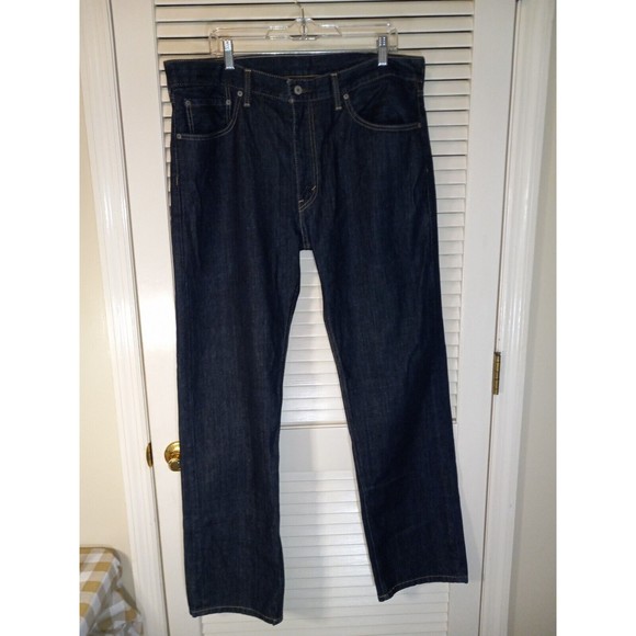 Levi's Other - Levi's 505 Jeans Tag Size 38x34 (Measures 38X33.5) Dark Wash 100% Cotton Lesotho